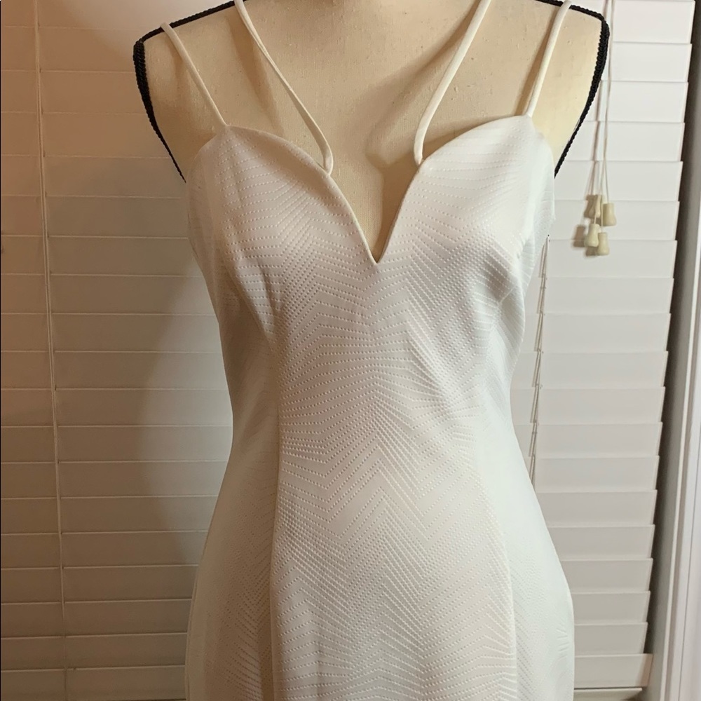 Guess White Spaghetti Strap Dress - Picture 2 of 12
